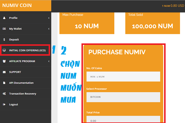 cach mua numivcoin